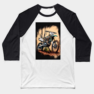 Dirt bike drawing style Baseball T-Shirt